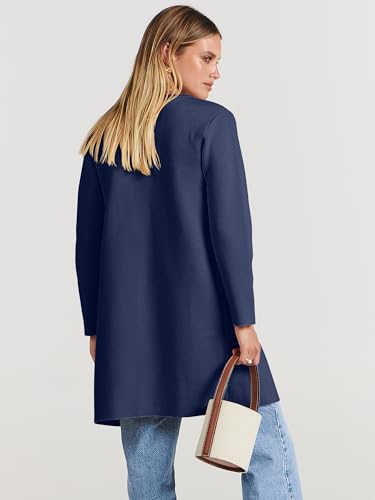 Image of ANRABESS Womens Cardigan Sweater Open Front Knit Long Coatigan Dressy Casual Jacket Coat 2026 Fall Outfits Classy Clothes