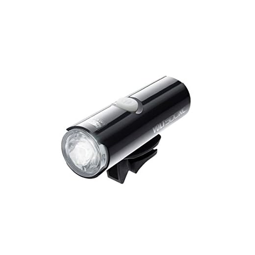 Cat Eye Volt 500 XC - Luces y reflectores Delanteros para Ciclismo, Color Negro