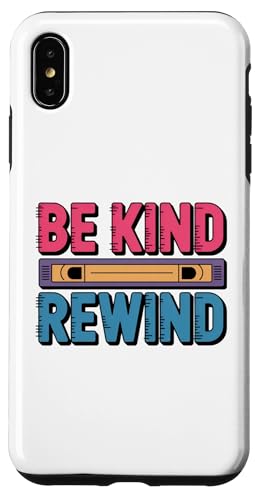 Be Kind Rewind ���B���e�[�W VHS ���g���A�[�g�f�U�C�� �X�}�z�P�[�X iPhone XS Max �p