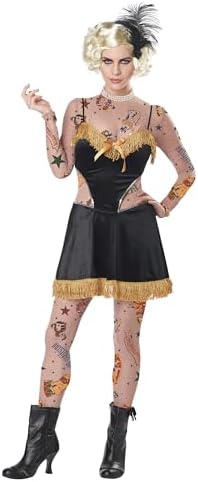 California Costumes womens The Amazing Tattooed Lady Adult Costum...