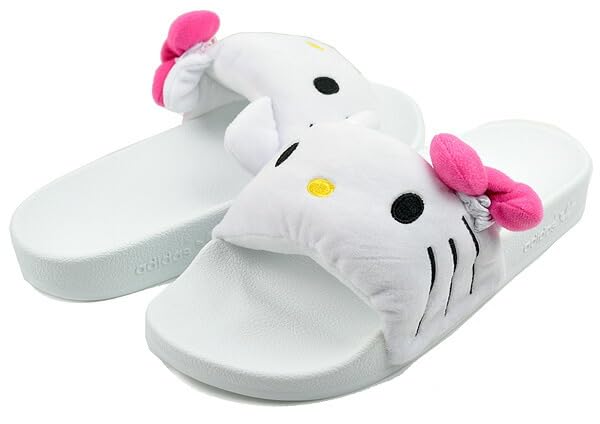 Amazon | [アディダス] ADILETTE HELLO KITTY FTWWHT/CBLACK/PINKFUS