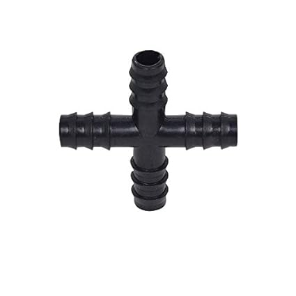 VASUDHA IRRIGATION Four Way Jointer for 16 MM Pipe Connection 10 PIC