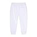 Mud Kingdom Little Boys Sweatpants Drawstring Solid Color Fashion Spring Autumn White 5T