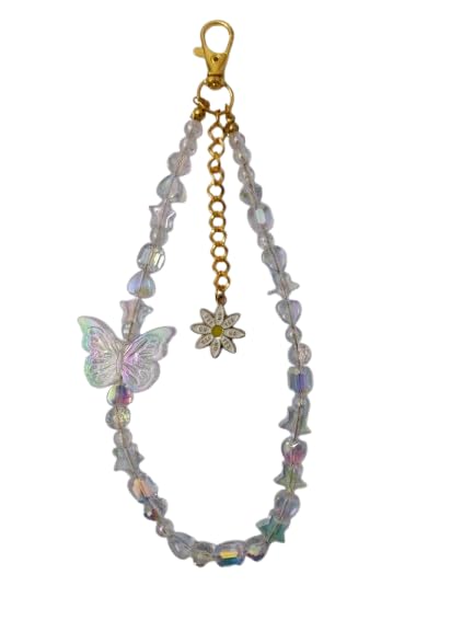Acrylic/Glass Beaded Wristlet Charm for Keychains/Purses/Wallets/Bags/Mobile Hanging Charms for Girls/Women-image-36