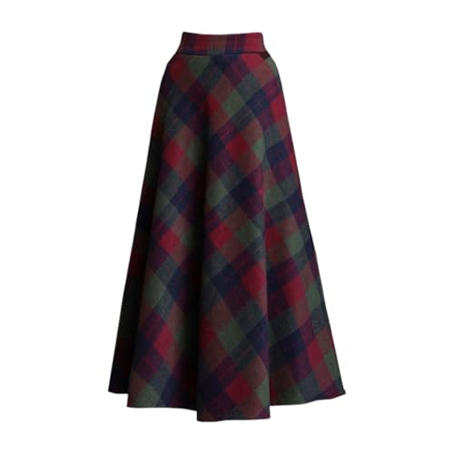 Jupe trapèze d'hiver en maille premium chic à taille haute - 2