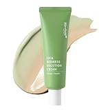 Meebak Cica Redness Solution Cream | Redness Relief for Face | Green Color-Corrector | BB Cream for Sensitive Skin | Green Color Corrector - Fair to Medium Skin