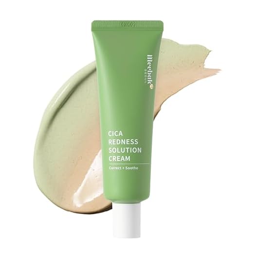 Meebak Anti-Redness BB Cream Tinted Moisturizer, Redness Relief for Face Cream with Cica Tiger Grass, Korean, Green Concealer Color Correcting