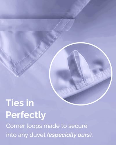 Image of Twin Size, Purplec & Lavender Alternative Down Comforter - Warm, Lightweight & Breathable Hotel Quality Bedding Set for Men, Women, Kids & Teens - All Season Cooling Microfiber Duvet Insert Comforter