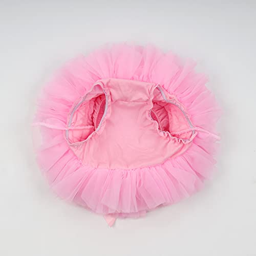 Slowera Baby Girls Fluffy Soft And Smooth Tutu Skirt With Diaper Cover (6-12 Months, Pink) #TOP4