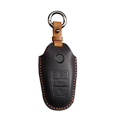 Coque de clé de voiture intelligente pour VW Touareg étui cuir anti-rayure accessoires auto