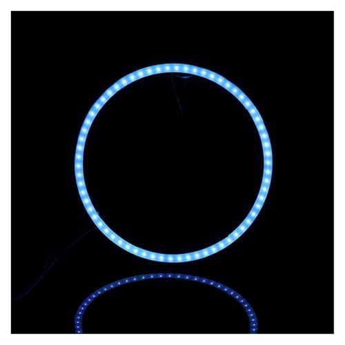 Luz circular DRL para faros con anillo LED halo de coche y motocicleta, pack de 2