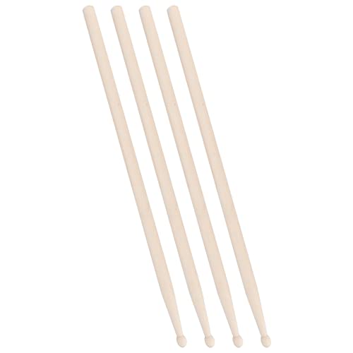 Baquetas para batería, de arce de alta resistencia, modelo 5A, para principiantes y práctica profesional, ideal para jóvenes bateristas, actuaciones en vivo y grabación en estudio miniatura 6