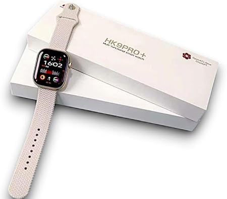 hk9pro plus series smart watch design 9 with AMOLED screen and 2 