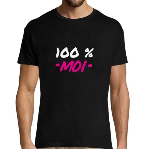 T-Shirt Homme 100% Moi : exprimez votre complicité avec un cadeau humoristique original