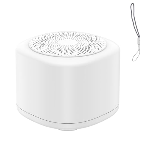 Thalire Ruido Blanco Bebe, Adultos White Noise Machine con 20 Sonidos para Dormir & Luz Nocturna | Portátil con Memoria para Música Relajante, Sonidos del Océano y Brown Noise (USB-C)