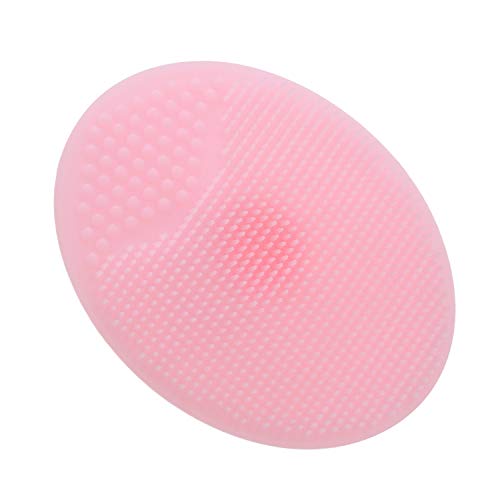 Esfregadores de rosto de silicone para limpeza facial, escova removedora de pele morta, poros e limp