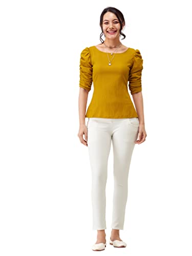 Image of AASK Casual Solid Women Top
