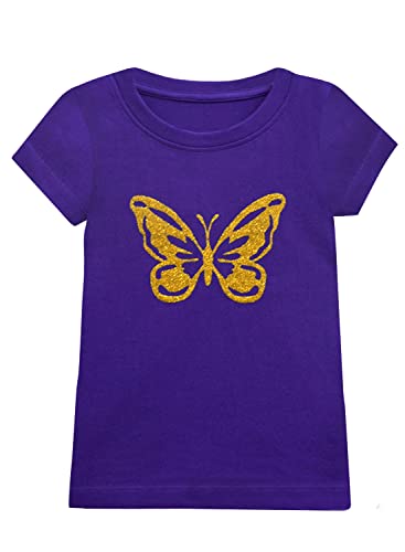 Image of A.T.U.N. (ALL THINGS UBER NICE) Girls Cotton Regular Fit Stylish Printed T-Shirt Cool & Breathable