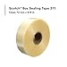 3M Scotch Box Sealing Tape 371, Industrial Grade Polypropylene, Synthetic Rubber Adhesive, Clear Color, 72 mm x 914 m, 4/Case