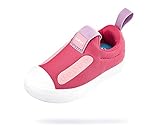 Native Shoes Baby Girl's Jefferson Hero Sneaker (Toddler) Hollywood Pink/Shell White/Princess Pink 10 Toddler M
