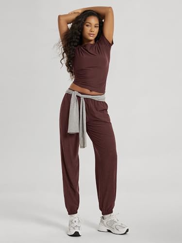 Image of ODODOS Women's Short Sleeve Performance T-Shirts - Ultra Soft odSTRATUM Tech Crew Neck Tee UPF 50+ Essential Top
