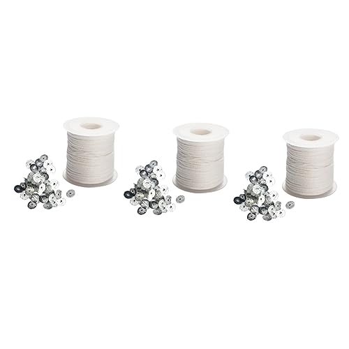 Mechas de algodón con tabs para hacer velas 3 rollos