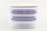 Original Tupperware Tupperware Cool`N Fresh 1,5 L Behälter(3)+Frischegitter lila(2)+Verschlussdeckel