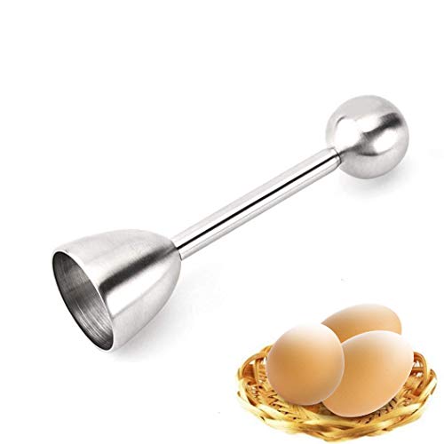 En Acier Inoxydable Oeuf Topper Coupe-u009cuf Toqueur Oeuf Cutter Coupe-oeuf en coquille Outil de coupe u00a0 pour les u009cufs durs et mous ou Oeufs de poules crus