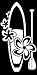 Paddleboard Hawaii Vinyl Car/Laptop/Window/Wall Decal