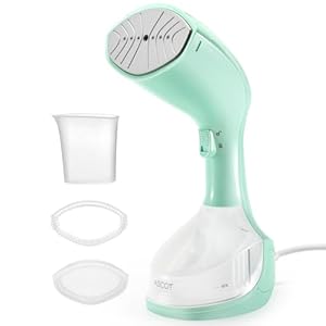 Portable Steamer for Clothes，Hand Held Garment Steamer 280ml Wrinkle Remover for Home and Dorm Use（Green)