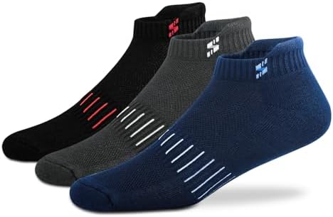 Supersox Bamboo Ankle Length Socks for Man | 4 Times Softer than Cotton | Sustainable Fabric | Anti-Odour Socks for Sports, Gym & Daily Wear | Pack of 3
