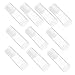 Uonlytech 20pcs Clear Tubes Lids for Storage Protectors Collectibles Holder for All Convenient Organization