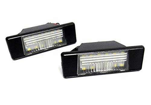 RZG 2x LED Targa Auto Bianca Canbus Per Juke F15, Navara D23, Note, X-Trail T31, Q50, Qashqai J10