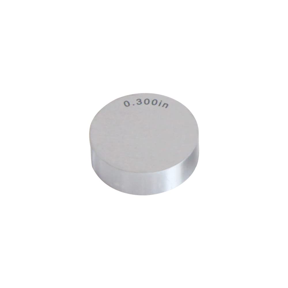 YUSHI 7 Pieces Cylindrical Test Calibration Block,0.100" 0.200" 0.300" 0.400" 0.500" 0.750" 1.000",1018 Steel,with Box