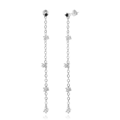 Cadeau idéal pour femme avec ces boucles d'oreilles pampilles en cristal