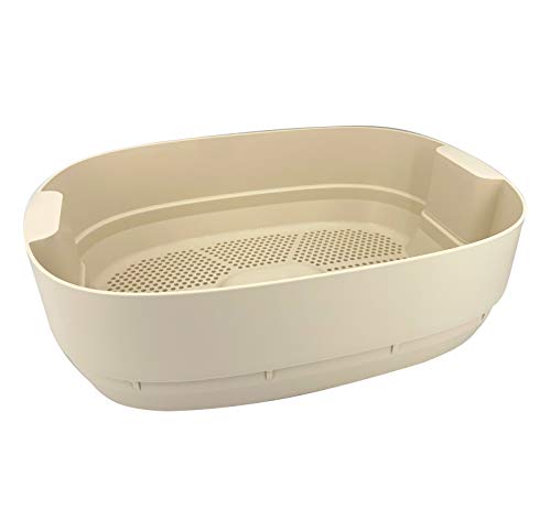 Moutta I Urbalive Marfil, Bandeja Gris Adicional para vermicompostador I Propagación del Compost de lombrices Cover