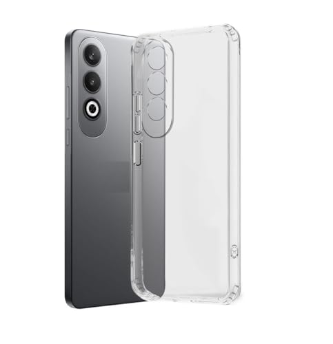 Image of Bintage Flexible Rubber Case Back Cover Compatible for Oppo CPH2753 /Oppo K13x 5G - Transparent