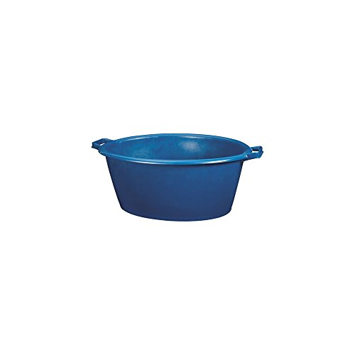 Aluminium et Plastique RIVBQOV Baquet Ovale Plastique Bleu 45 L
