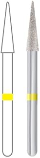 Dentsply 471514 Midwest Multi-Use Diamond Bur, Needle, Extra Fine, Friction Grip, 0.24 mm Diameter, 10 mm Length (Pack of 5)