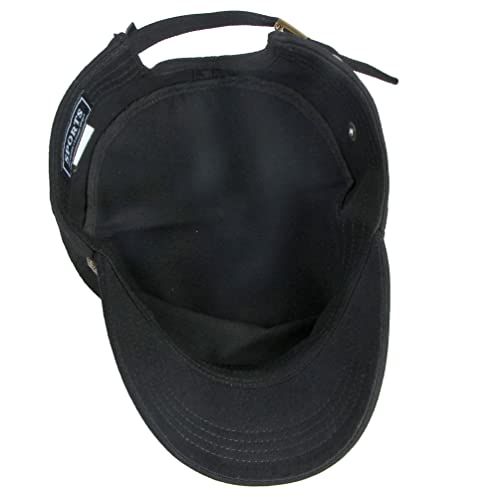 Image of 2 Pack Men's Cotton Military Caps Cadet Army Caps Vintage Flat Top Cap