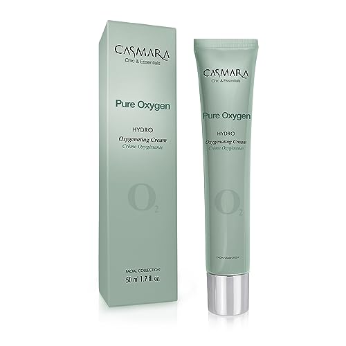 CASMARA - Crema Facial Pure Oxygen Hydro C-Energy con Acido Hialuronico Oxigenante, Crema Hidratante Facial Mujer a Base de Oxigeno Microencapsulado, Skin Care Para Todo Tipo de Piel de Uso Diario.