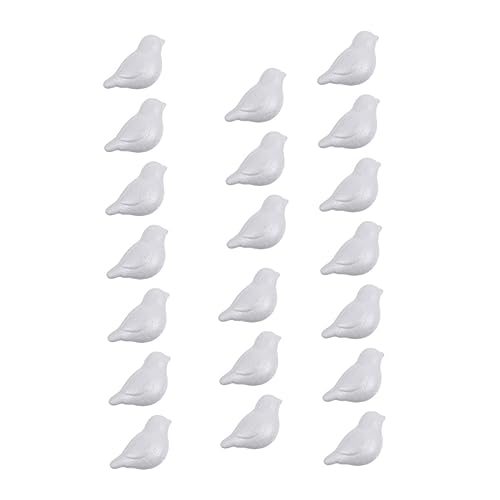 NESTINGHO 20 Piezas Bola De Espuma De Bricolaje Aves Artesanales Molde De Pájaro Para Niños Juguete De Pájaro Para Niños Juguete De Elaboración De Pájaros Decoración De Niños Colorful