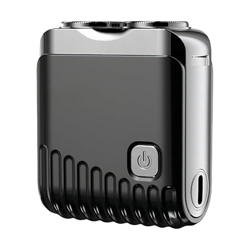 Máquina De Afeitar Facial Para Hombres | Recortadora De Barba Giratoria,Afeitadora Recargable USB para Hombres | Para Baño Dormitorio Exterior Viajes Papá Novio Abuelo Colega