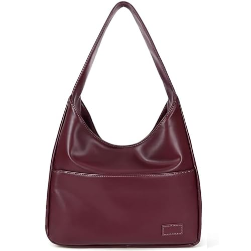 YingStar Piel Bolso Bandolera Mujer Grande Bolsos Para Universitarias Bolsa Mujer Bolso Tote Bag Piel Bolso Hombro Universidad Bolso de Mano Shopper Bolso Burdeos YingStar Piel Bolso Bandolera Mujer Grande Bolsos Para Universitarias Bolsa Mujer Bolso Tote Bag Piel Bolso Hombro Universidad Bolso de Mano Shopper Bolso Burdeos