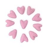Handgefertigt mit Liebe 鈥� handgefertigt in Nepal mit 100 % nat眉rlicher neuseel盲ndischer Wolle. Dieses rosa gefilzte Herz-Set ist von bester Qualit盲t. Es ist auch mit AZO-freien Farbstoffen gef盲rbt, damit Sie sich keine Sorgen machen k枚nnen.