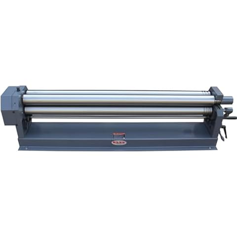 KAKA INDUSTRIAL 51-Inch Slip Roll Machine, 14-Gauge Steel Bending Capacity, Rear Axle Lifting, W01-5116A Metal Roller, Sheet Metal Round Bending, Two Removable Rollers Included Cover