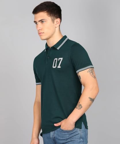 Image of INKKR Men's Soild Collar Neck Half Sleeve Polo T-Shirt Combo