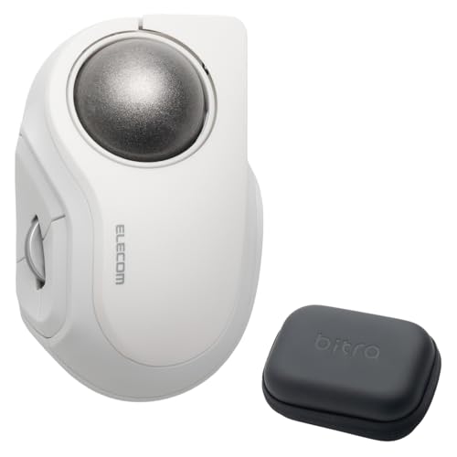 Amazon.co.jp: エレコム トラックボールマウス bitra 静音 人差し指