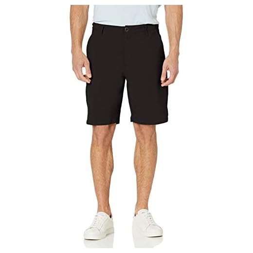 Volcom Men's Kerosene 21" Hybrid Chino Shorts, Black, 34