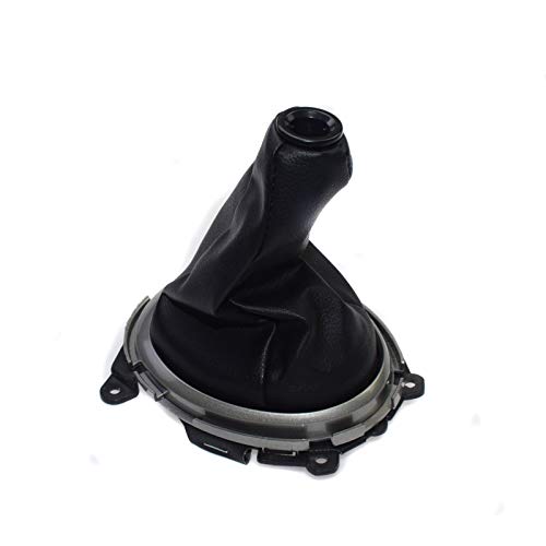Black Stitched Shift Boot 83414-TF0-J52ZB For Honda Fit 2009-2011 1.5L I4
